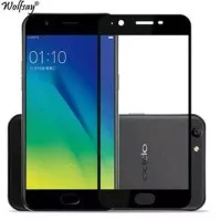 TEMPERED GLASS WARNA OPPO A57 A39 FULL COVER