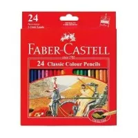 Pensil Warna Faber-Castell 24 Classic Colour Pencils (#115854)