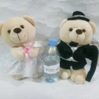 Boneka couples Teddy Bear wedding / Boneka beruang pasangan pernikahan