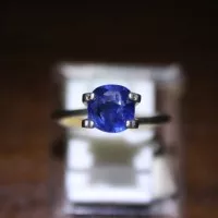 Natural Sim to Royal Blue Sapphire 1.79 Cts