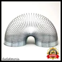 Metal Slinky Anti Stress Mainan Per Pegas Pir Besi MAI-013