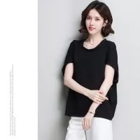 Baju Atasan Blouse Cape Style Black AEP (L) Import Original