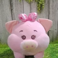 Boneka Babi Buntel pink