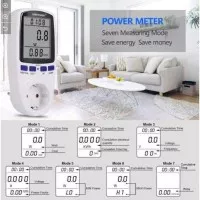 AC Power kWh Watt Meter Alat ukur Pemakaian daya listrik save energy