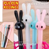 Pulpen Gel Kelinci - Pen Bulpen Ballpoint Karakter Rabbit Lucu