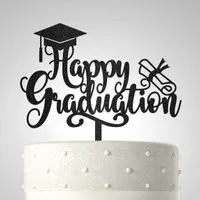 Happy Graduation / Congratulation Acrylic Cake Topper