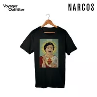 Kaos Original Gildan/NSA - Narcos "Retro Pablo Escobar"