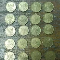 uang koin 100 karapan sapi tahun 1997