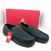 Sepatu Ardiles Original Piranty Hitam Murah - Slip On Pria - Sepatu