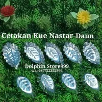 Cetakan Kue Nastar Daun Bahan Aluminium/Cetakan Kue Kering Nastar