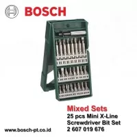 Set Mata Obeng Bosch 25 pcs Mini X-Line 25