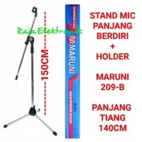 Stand Mic Panjang MARUNI 209B Holder Microphone Stand Lantai Berdiri