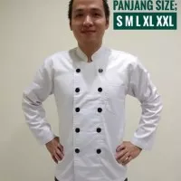 preorder Baju Chef lengan Panjang XXXL