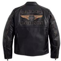 jaket kulit Harley Davidson 110th