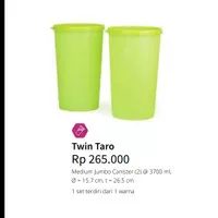 PROMO JUNI Moorlife Twin Taro / Toples / Tempat kue / Non Tupperware