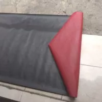 Talang karet 110 cm. talang karpet merah hitam