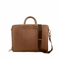 Briefcase pria merk Gobelini Randalls warna coklat