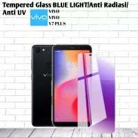 Vivo V7 + Tempered Glass BLUE LIGHT/Anti-Blue Light Ray Resistant
