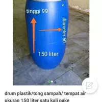 TONG AIR/ GENTONG/EMBER/ DRUM PLASTIK 150 liter