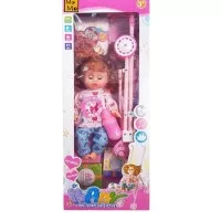 MOMO Set Stroller Boneka Bayi Mainan Anak