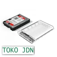 Casing ORICO 3139U3-CR 3.5 inch Transparant USB3.0 External Hard Drive