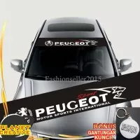 Grosir sticker peugeot kaca mobil