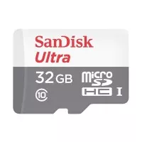 Sandisk Ultra Micro SD 32GB 80Mbps CLASS 10 MicroSDHC Memory Card