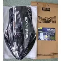 WINDSHIELD NMAX / VISOR NMAX NEMO HITAM DARK / RIBEN SMOKE / BENING