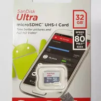 SanDisk microSD Ultra UHS-I card 80MBps (32GB)