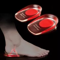 Bantalan Sol Dalam Sepatu Tumit Jel Silikon Untuk Ortopedi