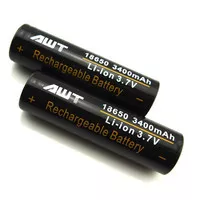 Battery AWT 18650 HItam 3400 mAh Original