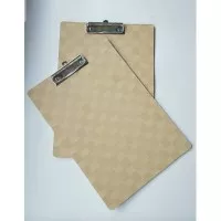 Clips Board / Papan Jalan Kayu Ukuran Folio