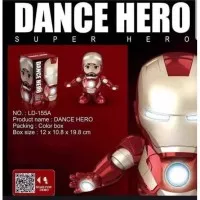 MAINAN ANAK DANCING HERO IRON MAN DANCING ROBOT IRON MAN SMART DANCE