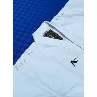 BAJU Karate ARAWAZA Black DIAMOND - WKF Approved - WHITE Embroidery