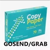 KHUSUS GOSEND! Copy Paper F4 70gram / Kertas Fotokopi (1 RIM)