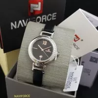 Jam Tangan Wanita Naviforce Original Tali Kulit (GC,Guess,Rolex)