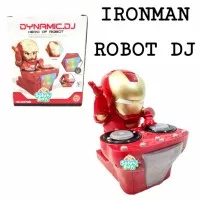 Mainan Anak Robot Dance DJ Iron Man