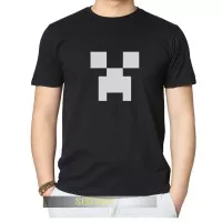 T-shirt Kaos Minecraft - Hitam 02
