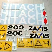 Stiker Hitachi Zaxis 200 Stiker Alat Berat