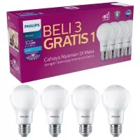 Paket lampu philips 10 watt 10w 10watt led bulb philips 10 watt mycare