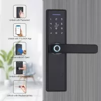 Kunci Pintu Digital 5 Akses Intelligent Biometric,Fingerprint, wifi