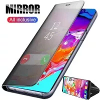 Flip Case Mirror For Samsung J7 Pro Casing Clear View