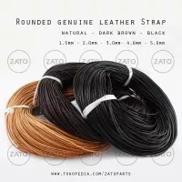 Rounded genuine leather Strap Lace - Leather tools - tali kulit