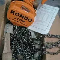 Kondo chain block - chainblock - Takel - katrol 3 Ton x 5 Meter