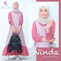Winda Dress Teen|Gamis Anak Terbaru|Dress Remaja Wanita by Shofiya