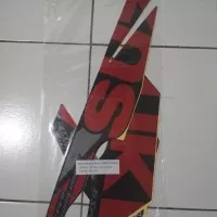 striping stripping stiker motor suzuki satria fu 2019 hitam