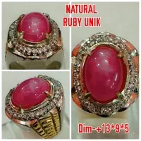 NATURAL BATU PERMATA RUBY MADAGASCAR