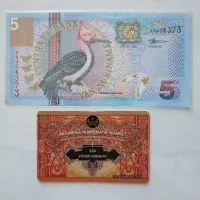 Uang Kuno Suriname 5 Gulden th 2000