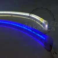 Lampu LED Alis Motor Mobil Dua Warna Sein Sen DRL Fleksibel 30cm Putih