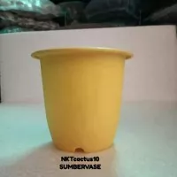 Pot NKT cactus 10cm putih